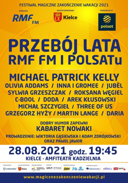 Przebój Lata RMF FM i Polsatu - realizacja TV POLSAT - koncert