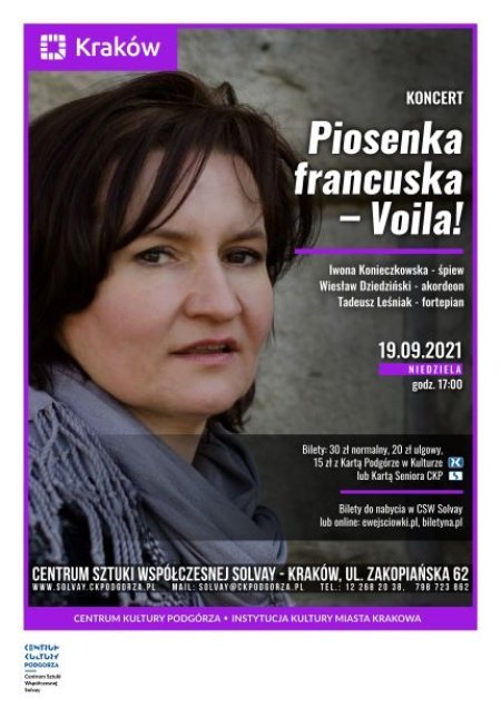 Koncert „Piosenka francuska – Voila!” - koncert