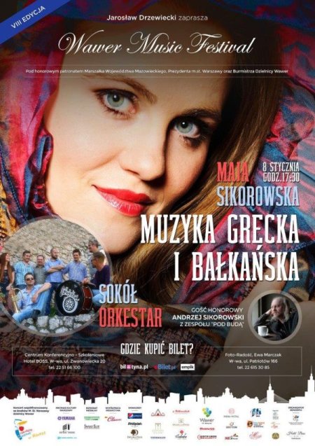 VIII Wawer Music Festival - Maja Sikorowska  &amp; Sokół Orkestar - hity muzyki greckiej i bałkańskiej - koncert