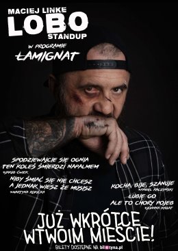 Maciej Lobo Linke - program "Łamignat" - Bilety na stand-up