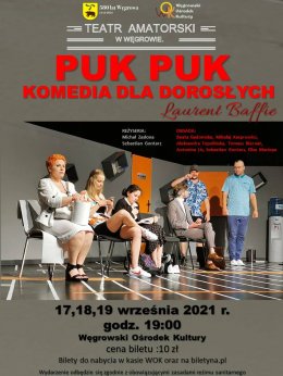 "PUK, PUK" - Teatr Amamtorski w Węgrowie - Bilety na spektakl teatralny