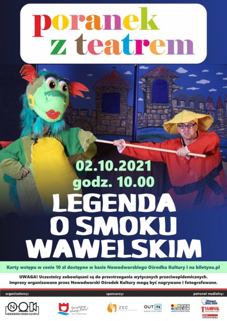 Poranek z Teatrem - Legenda o Smoku Wawelskim - spektakl