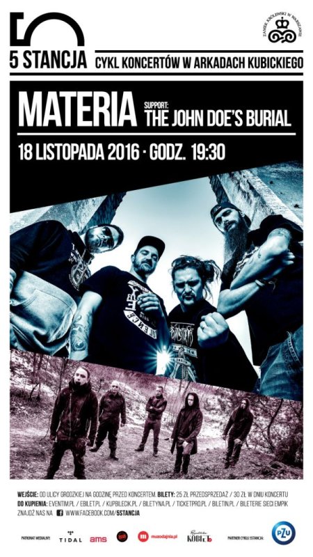Materia i The John Doe's Burial - koncert