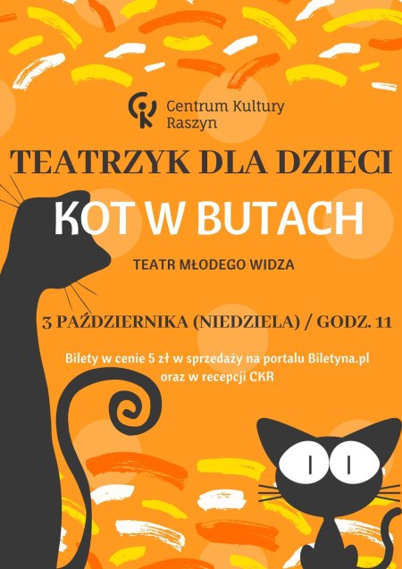 &quot;Kot w butach&quot; - Autorski Teatr Młodego Widza - dla dzieci