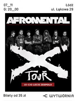 AFROMENTAL X-TOUR - Bilety na koncert