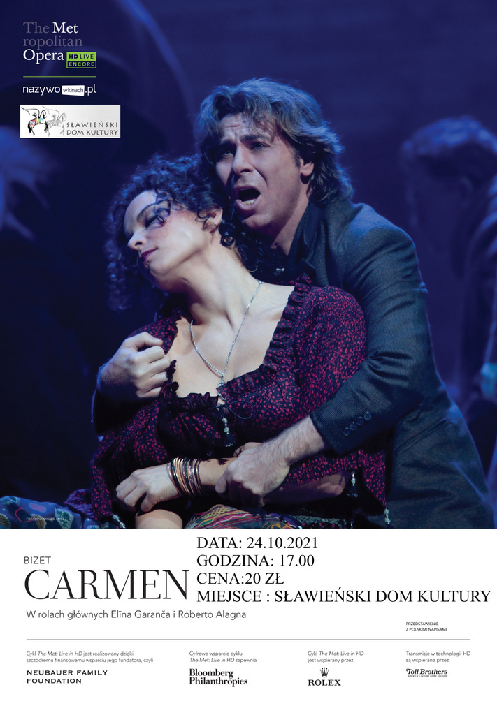 "Carmen", retransmisja opery Bizeta z Metropolitan Opera