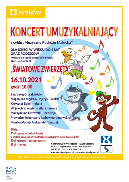 Koncert gordonowski - Światowe zwierzęta - koncert