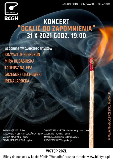 Koncert "Ocalić od zapomnienia" - koncert