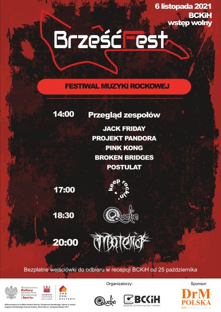 BrześćFest 2021 - Festiwal Muzyki Rockowej - koncert