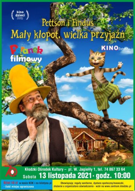 Poranek Filmowy "Pettson i Findus. Mały kłopot, wielka przyjaźń" - film