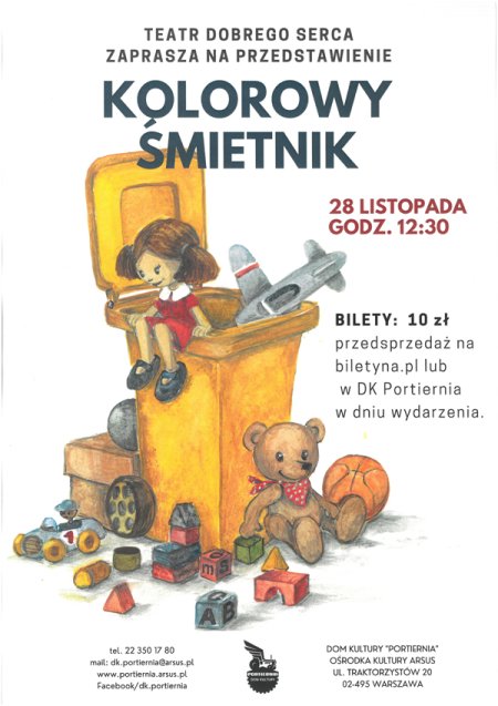 Teatr Dobrego Serca - "Kolorowy śmietnik" - dla dzieci