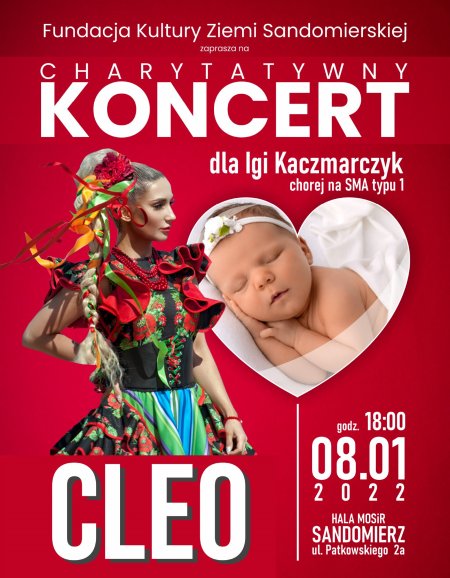 Koncert Charytatywny dla Igi Kaczmarczyk - CLEO - koncert