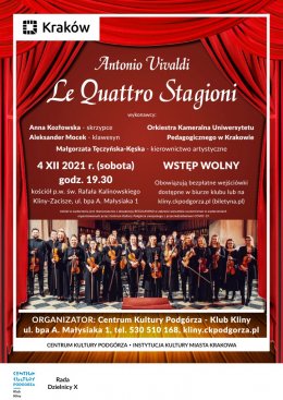 Antonio Vivaldi - "Cztery Pory Roku" - Orkiestra Kameralna Uniwersytetu Pedagogicznego - koncert