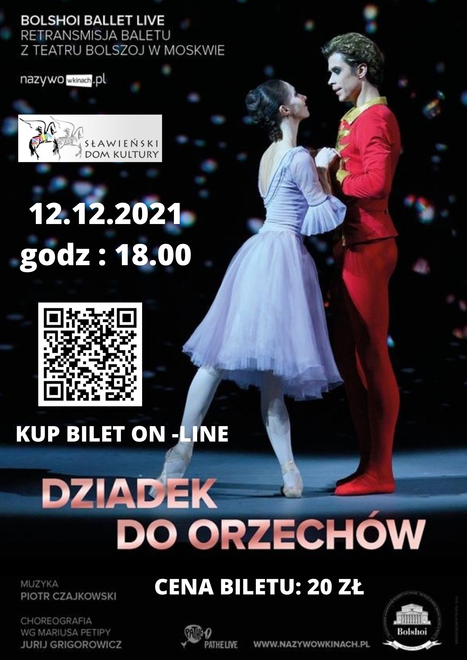 BOLSHOI BALLET DZIADEK DO ORZECHÓW Bilety Online, Opis, Recenzje