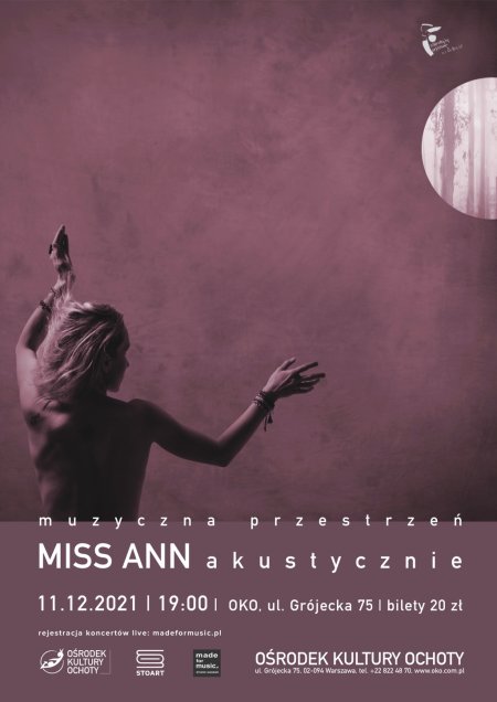 Muzyczna Przestrzeń - Miss Ann akustycznie - koncert