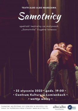 Samotnicy | Teatr Albo albo Warszawa - Bilety na spektakl teatralny