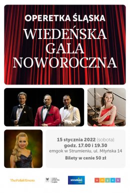 OPERETKA ŚLĄSKA -  WIEDEŃSKA GALA NOWOROCZNA STRUMIEŃ - Bilety na koncert