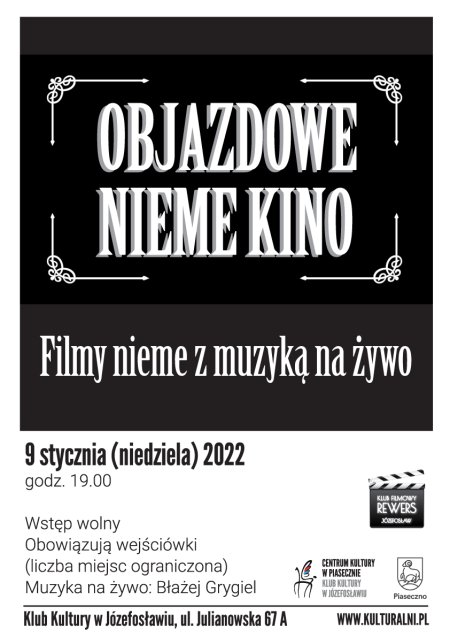 OBJAZDOWE NIEME KINO - Filmy nieme z muzyką na żywo - inne