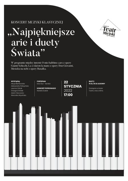 Koncert „Najpiękniejsze arie i duety Świata" - koncert