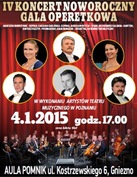 IV Koncert Noworoczny - Gala Operetkowa - koncert