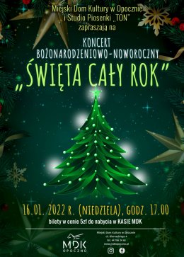 Święta Cały Rok - Studio Piosenki TON - Bilety na koncert