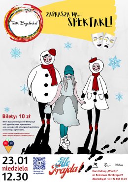 Przedstawienie teatralne dla dzieci „Zimowisko. Ale frajda”   Teatr Bajaderka - Bilety na wydarzenie dla dzieci