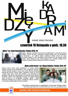 Między Kadrami Nowe Kino Polskie – cykl pokazujący ambitne kino polskie oraz promujący młodych reżyserów - film