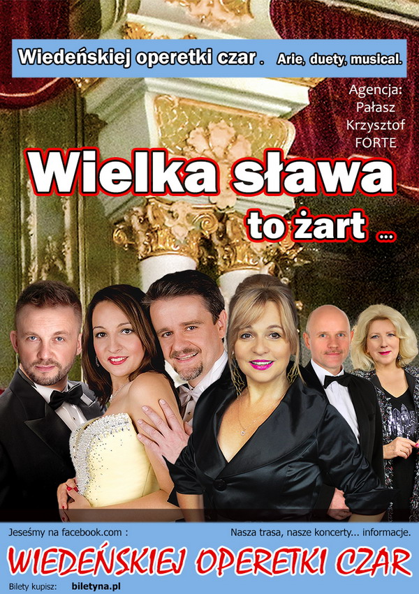 Plakat Wielka sława to żart - Wiedeńskiej operetki czar 106675