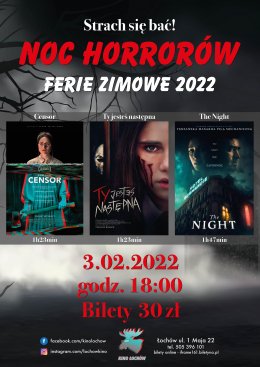 Noc Horrorów - Ferie Zimowe 2022 | Kino Łochów - film
