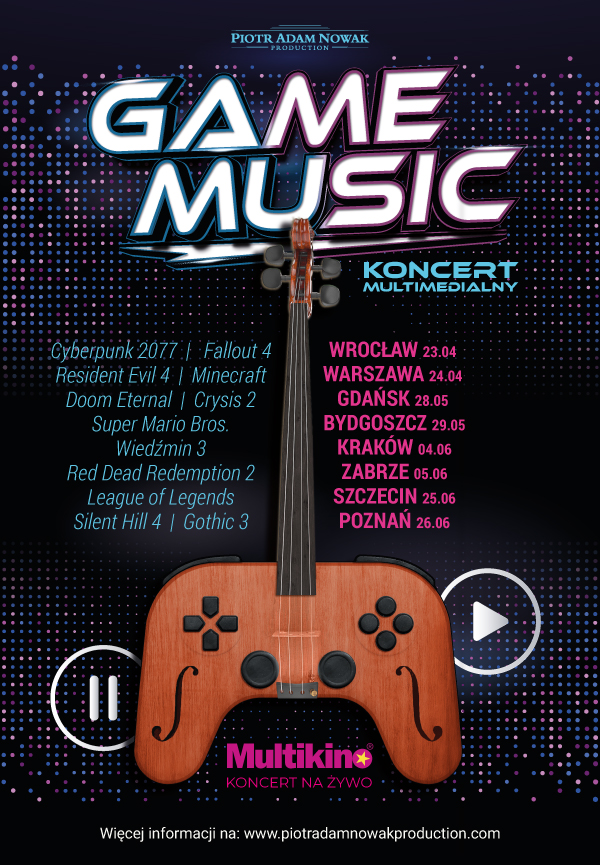 Plakat Game music 46216