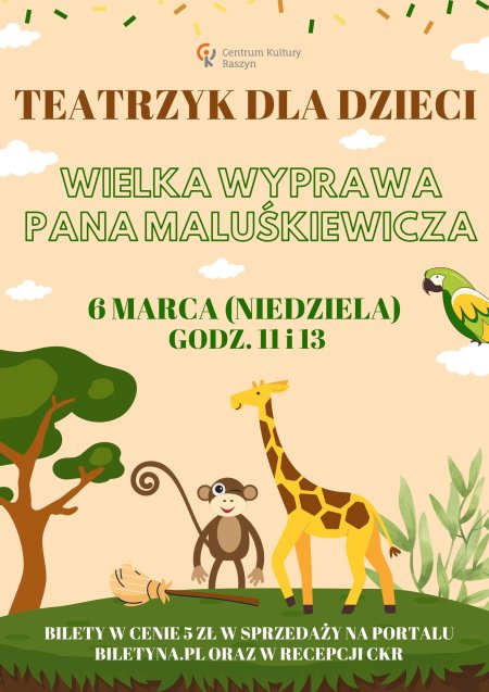 &quot;Wielka wyprawa pana Maluśkiewicza&quot; - O! Teatr - dla dzieci