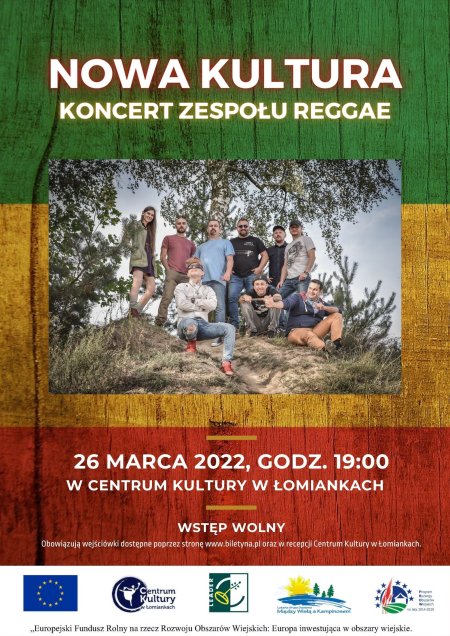 Nowa Kultura | koncert zespołu reggae - koncert