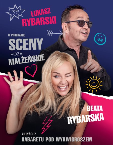 Łukasz Rybarski YES:) i Beata Rybarska w programie „Sceny poza małżeńskie” - kabaret