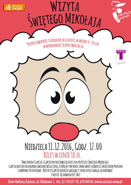 Przedstawienie dla dzieci &quot;Wizyta Świętego Mikołaja&quot; - dla dzieci