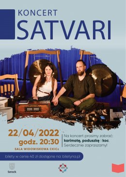 Koncert Satvari - Bilety na koncert