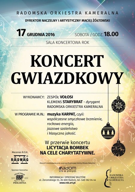 Koncert gwiazdkowy - koncert