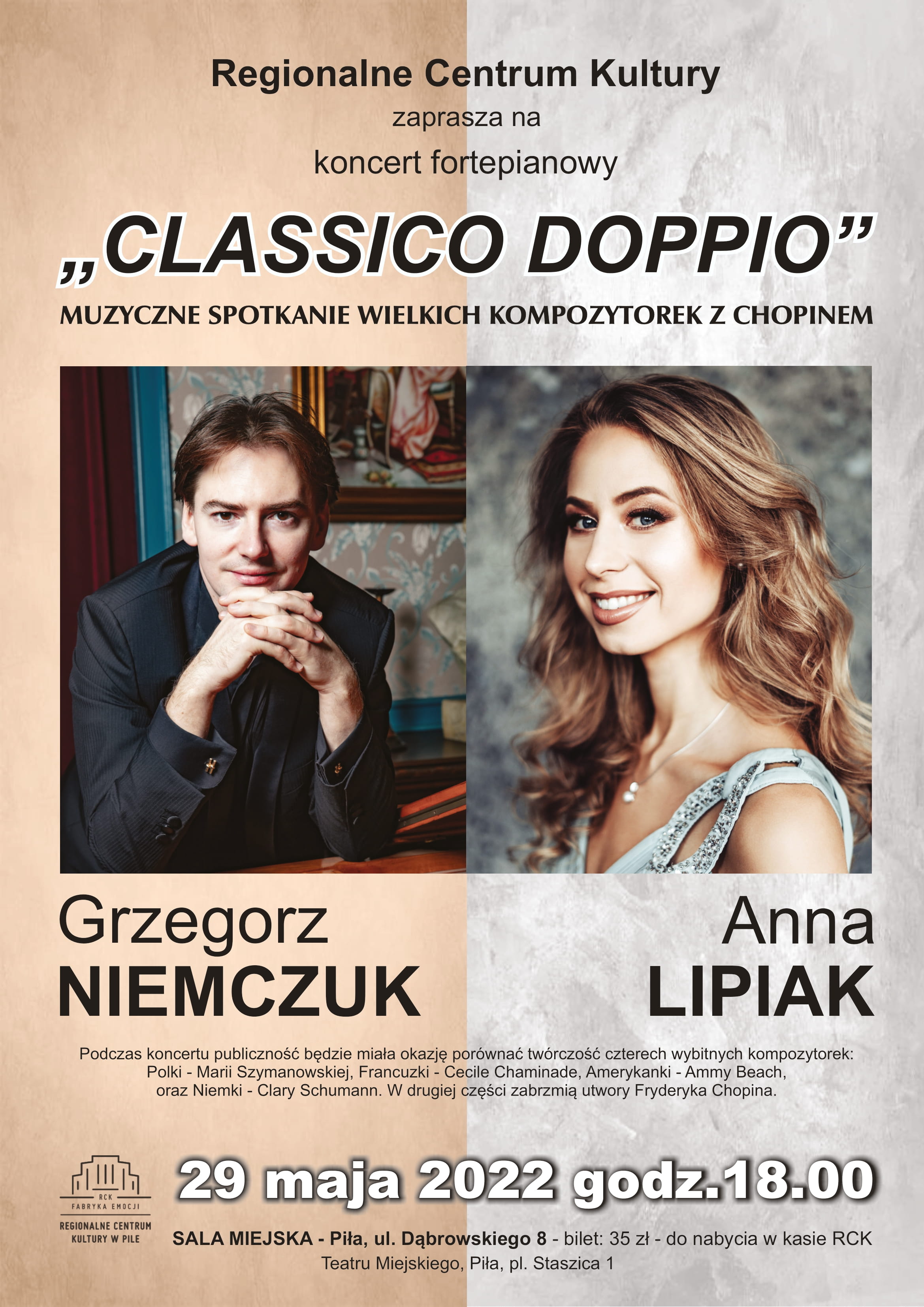 Plakat Koncert fortepianowy „Classico Doppio” 57355