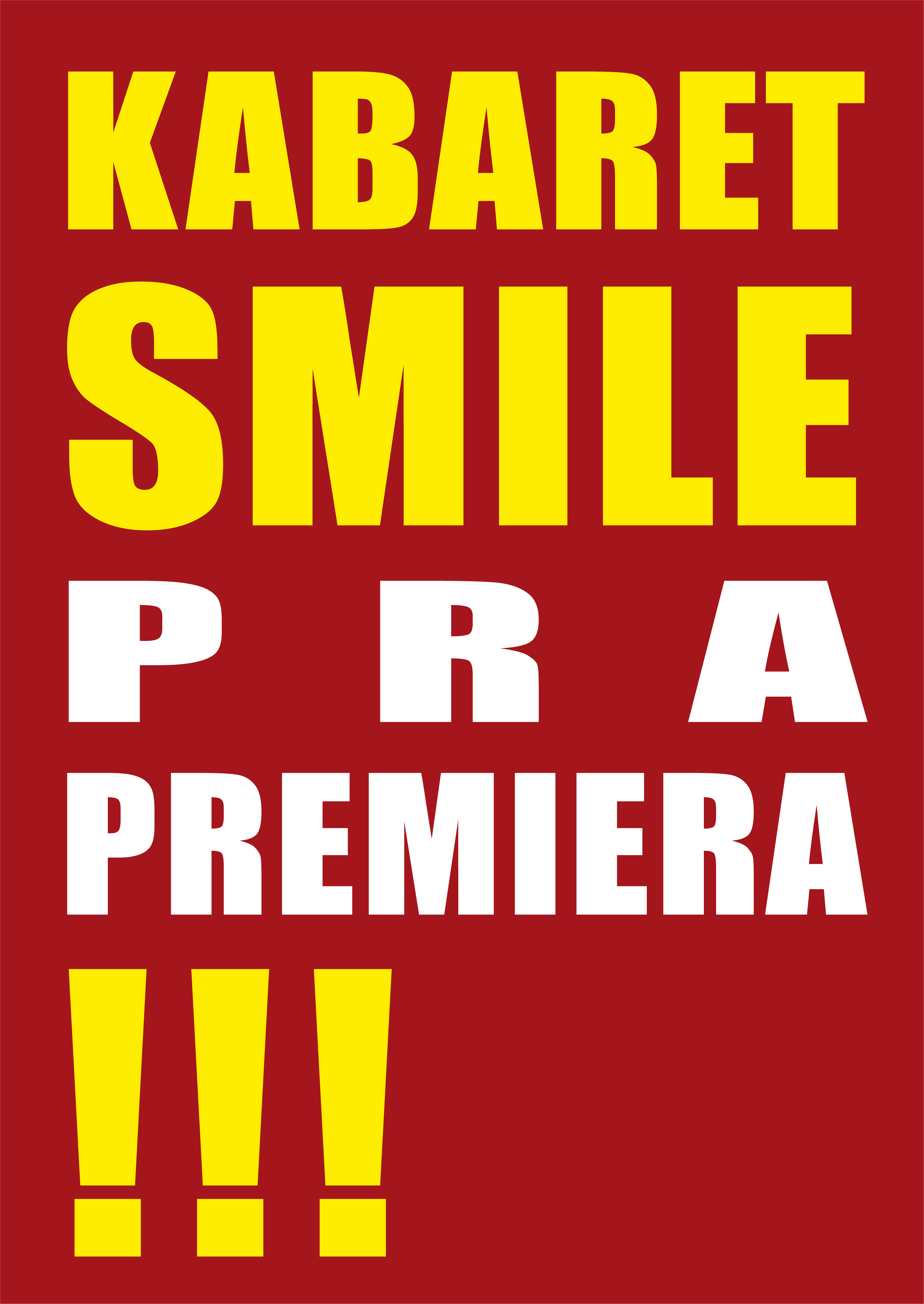 Plakat Kabaret Smile - nowy program 2022 61276
