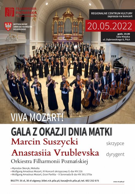 Viva Mozart! - Gala z okazji dnia matki - koncert