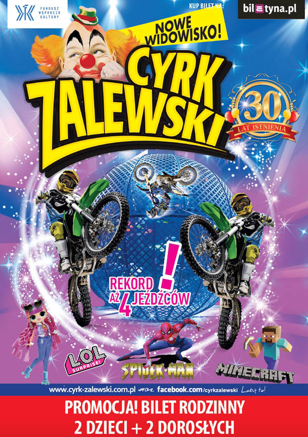 Plakat Cyrk Zalewski - Jubileusz 30-lecia 80426