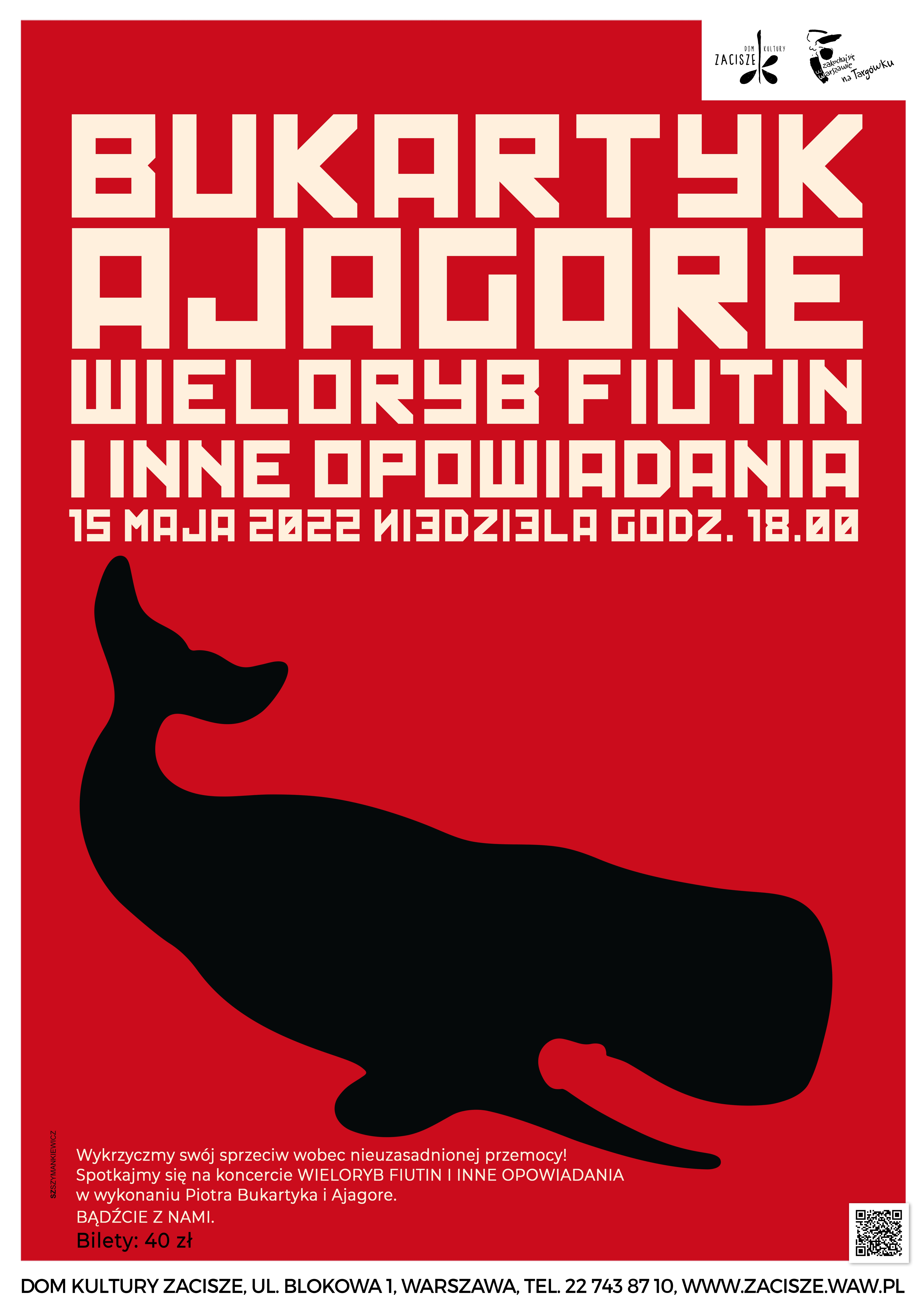 Plakat Projekt Bukartyk/AJAGORE - Wieloryb Fiutin i inne opowiadania 63926