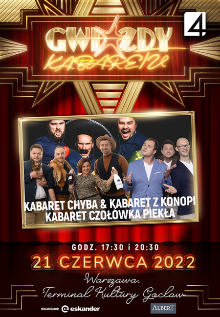 Gwiazdy Kabaretu - realizacja telewizji TV4 - Kabaret Chyba, Kabaret z Konopi, Czołówka z Piekła - kabaret