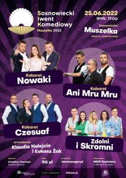 Sosnowiecki Iwent Komediowy 2022 - Bilety na kabaret