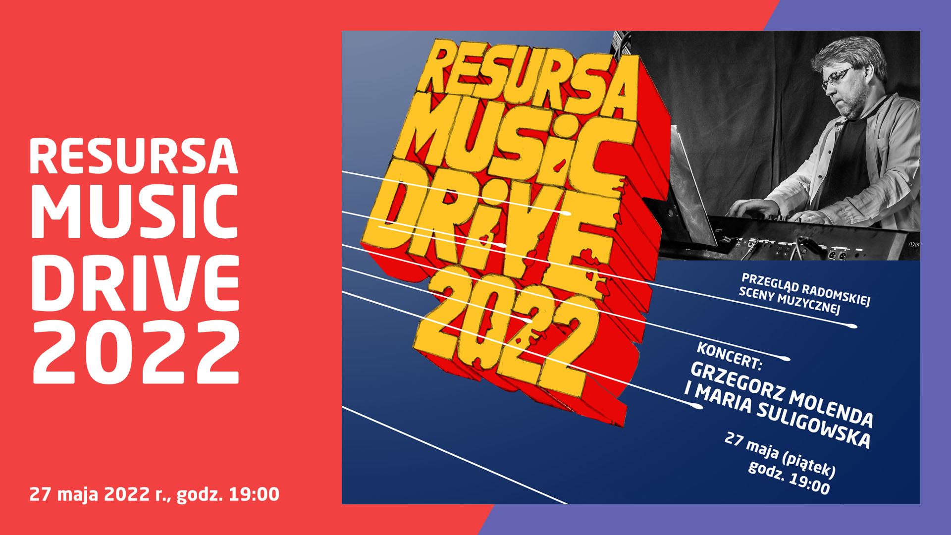 Plakat Resursa Music Drive: „Łymin” - koncert Grzegorza Molendy 69662
