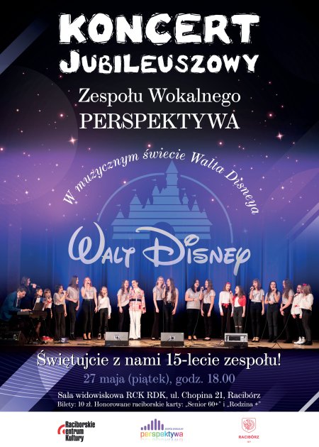 Koncert Disney’owski w wykonaniu Zespołu Wokalnego PERSPEKTYWA - koncert