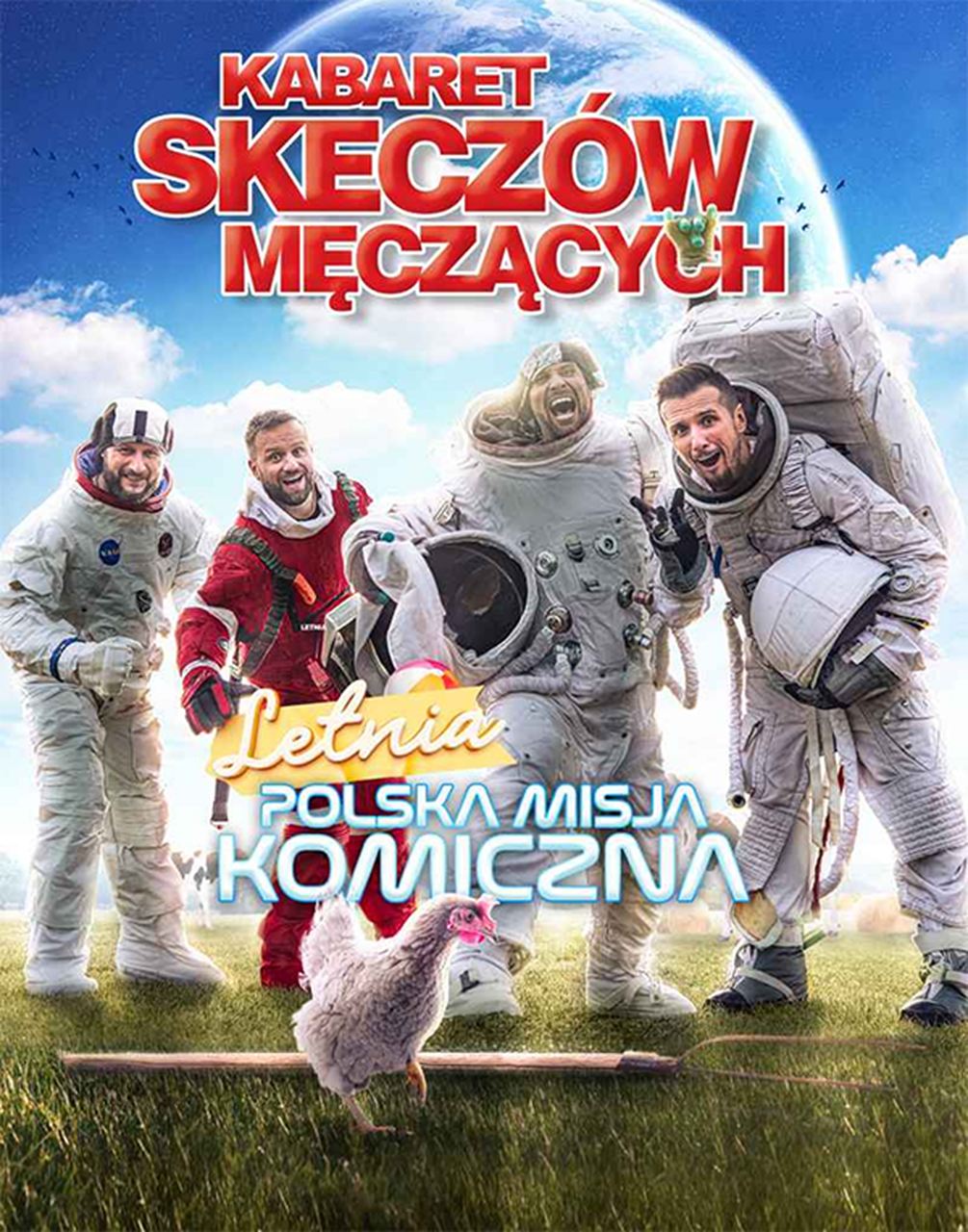 Plakat Kabaret Skeczów Męczących - Letnia Polska misja komiczna 129584