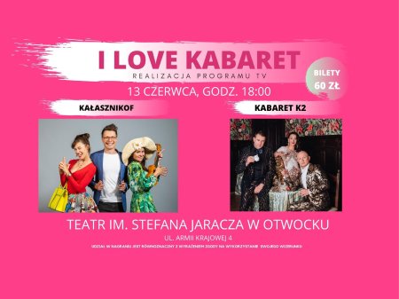 I LOVE KABARET - rejestracja programu dla Zoom TV - kabaret