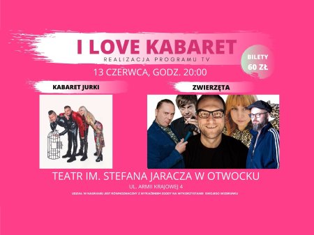 I LOVE KABARET - rejestracja programu dla Zoom TV - kabaret