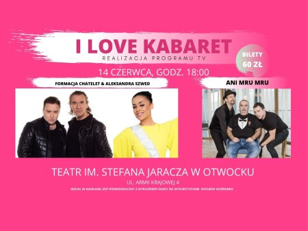 I LOVE KABARET - rejestracja programu dla Zoom TV - kabaret