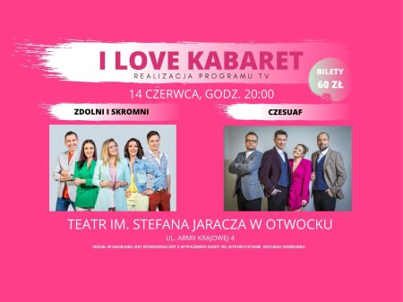 I LOVE KABARET - rejestracja programu dla Zoom TV - kabaret